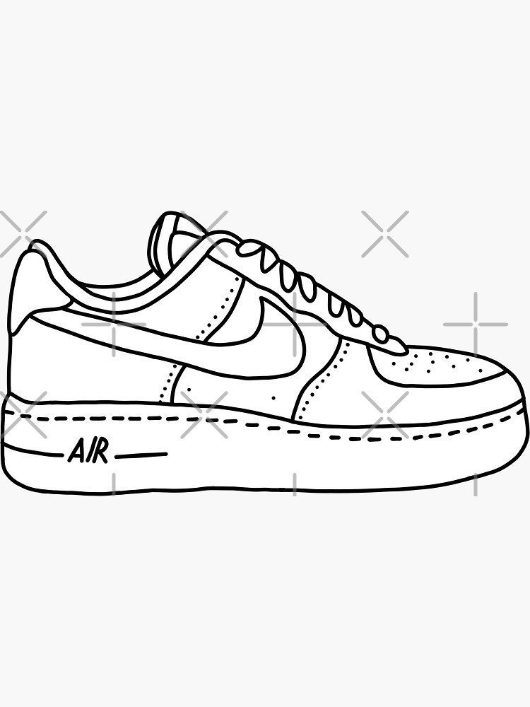 white air force drawing