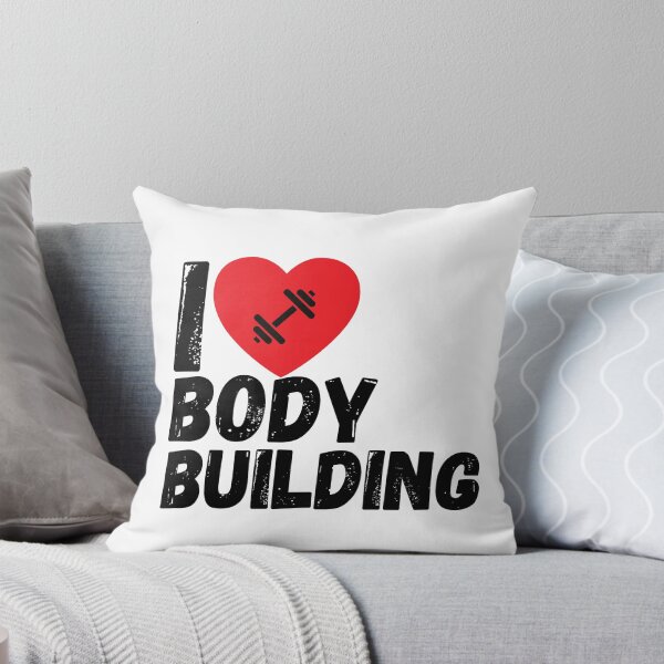 Item preview, I love bodybuilding fitness motif designed and sold by Bearded-Viking.