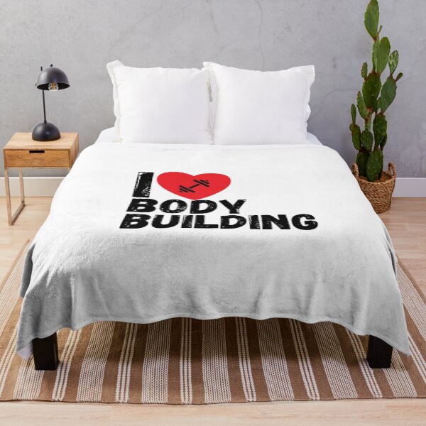 Item preview, I love bodybuilding fitness motif designed and sold by Legacy Apparel Co..