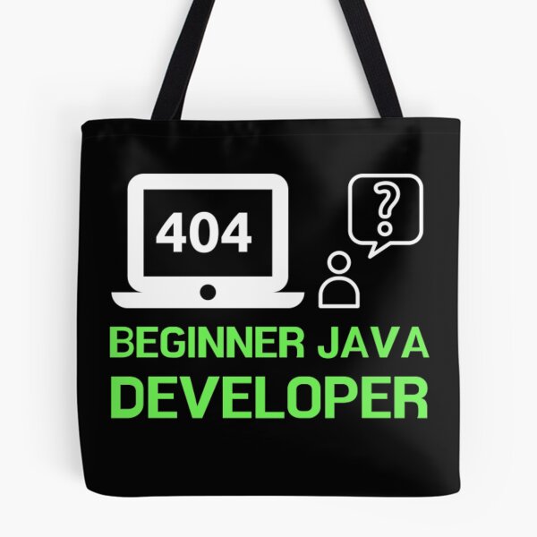 Item preview, BEGINNER JAVA DEVELOPER designed and sold by RedFlamenco.