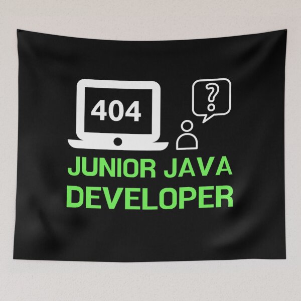 Item preview, JUNIOR JAVA DEVELOPER designed and sold by RedFlamenco.