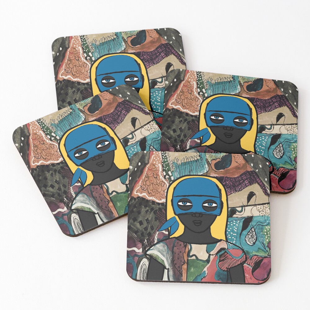 Item preview, Coasters (Set of 4) designed and sold by CryptoLuke.