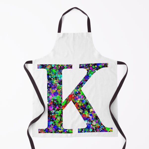 Item preview, Letter K and Letter Kappa Paint Splatter designed and sold by Handstand365.