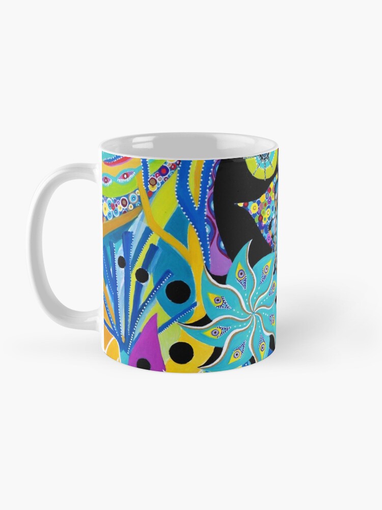 Mug à café 'Matrice Aquatique' : autre vue