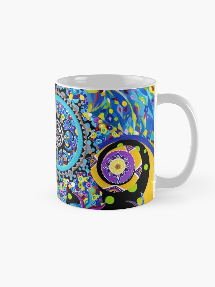 Mug à café 'Matrice Aquatique' : autre vue