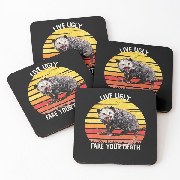 Item preview, Live Ugly Fake Your Death Opossum Funny designed and sold by orvillesznpb70.