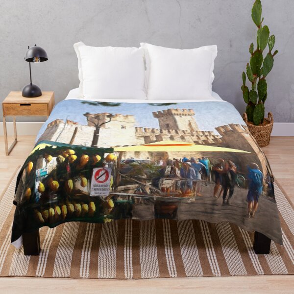 Item preview, Sirmione Scaliger Castle with artistic filter designed and sold by Violaman.