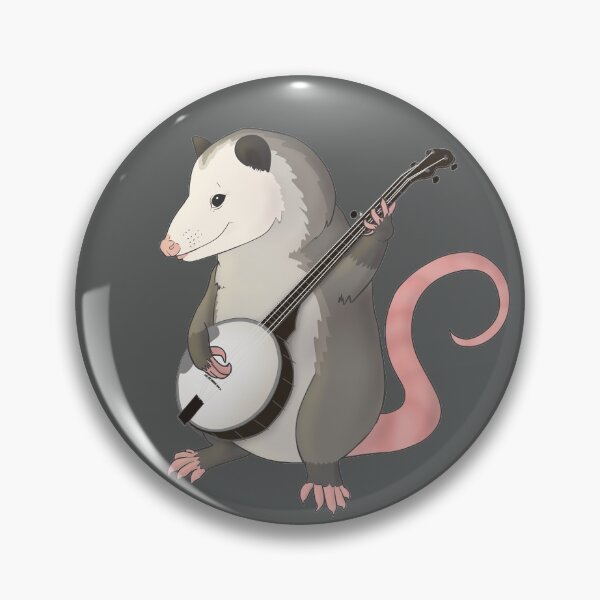 Item preview, Banjo playing possum dude designed and sold by Mehu.