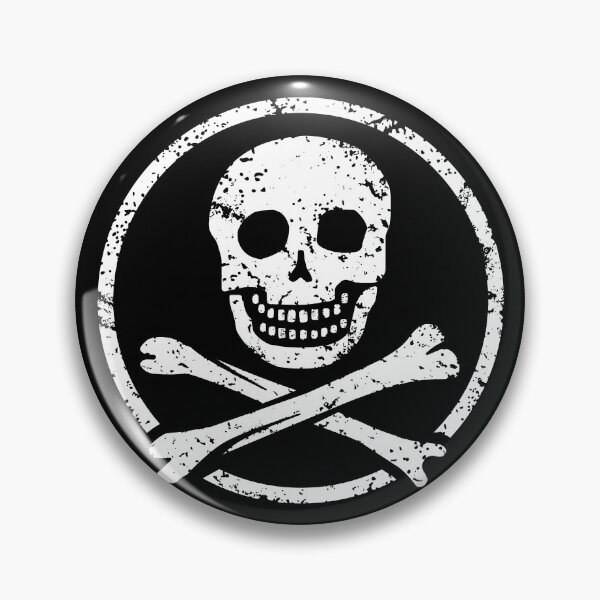 Item preview, Skull & Crossbones - Distressed designed and sold by IncognitoMode.