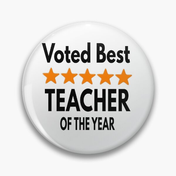 Item preview, Voted Best Teacher of the Year designed and sold by MoonsmileProd.