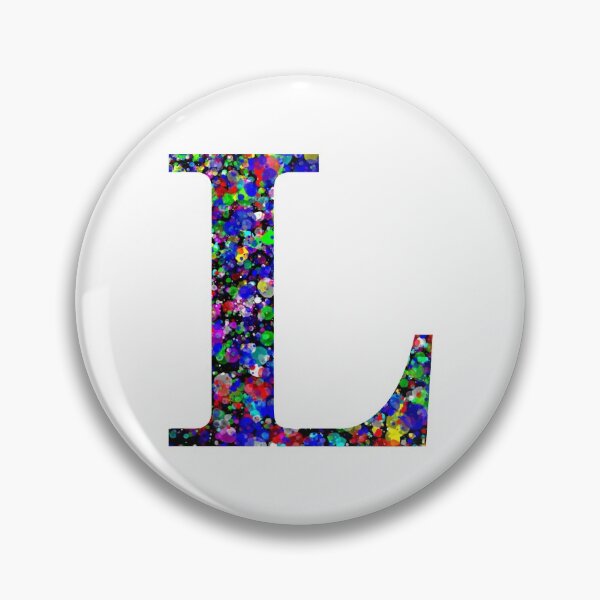 Item preview, Letter L Paint Splatter designed and sold by Handstand365.