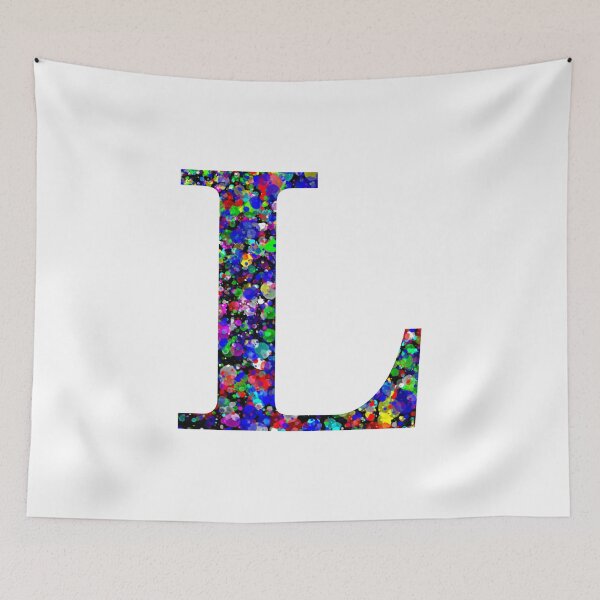 Item preview, Letter L Paint Splatter designed and sold by Handstand365.