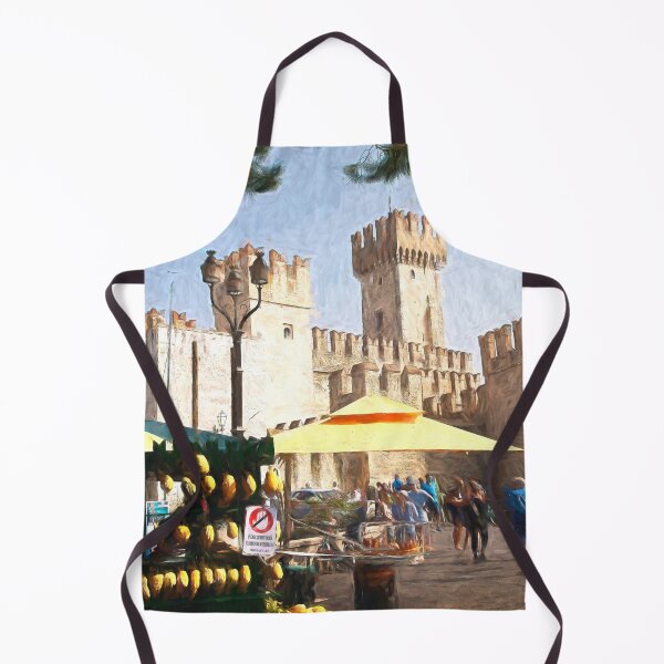 Item preview, Sirmione Scaliger Castle with artistic filter designed and sold by Violaman.