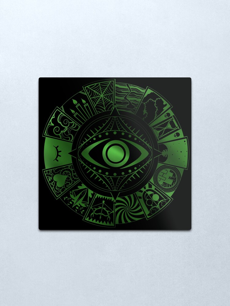 Alternate view of Fears Wheel Metal Print
