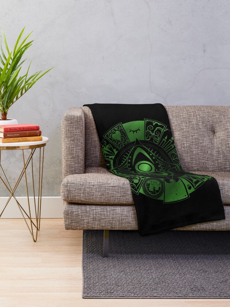 Alternate view of Fears Wheel Throw Blanket