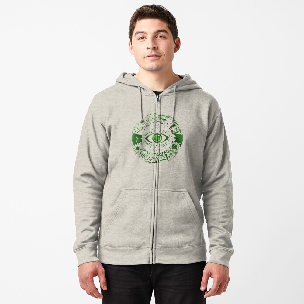 Item preview, Zipped Hoodie designed and sold by RustyQuill.