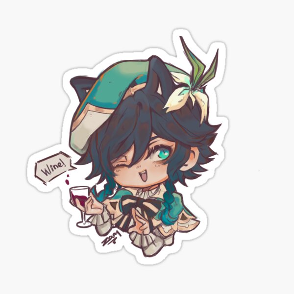 Adam Chibi Sticker by zanyart