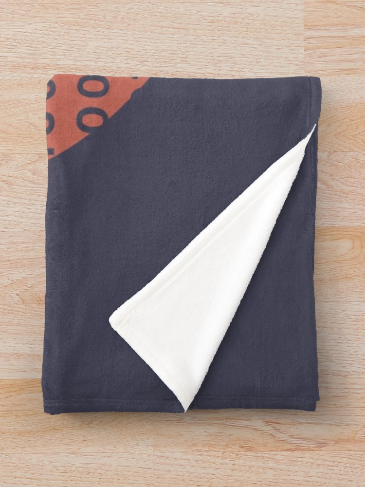 Thumbnail 3 of 6, Throw Blanket, binary code designed and sold by UrahGo.