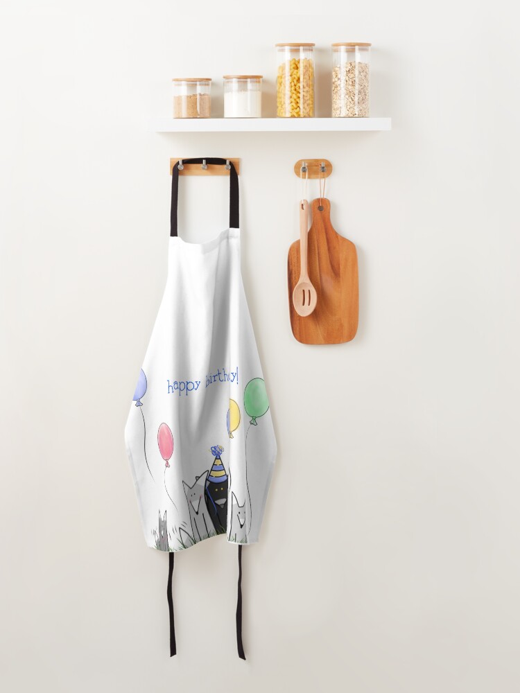 Alternate view of Wolfish Birthday Bash Apron