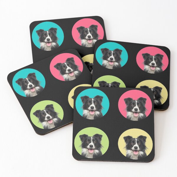 Item preview, cute border collie dog color funny border collie face gift designed and sold by alaechamlal.