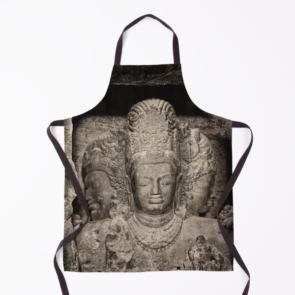 Item preview, Elephanta trimurti carving in stone, Mumbai, India,Wall art, Print, Modern personalised gifts, custom printed gifts. designed and sold by CameraDesign.