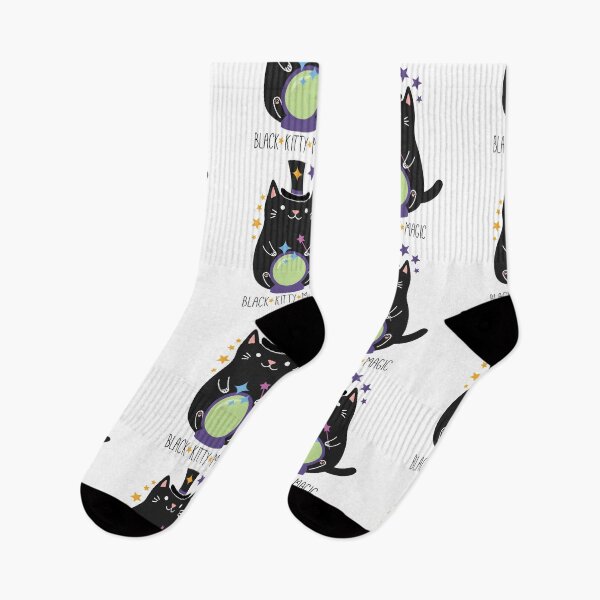 Item preview, Black Kitty Magic designed and sold by DesignLabMedia.