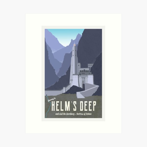 Item preview, Helm's Deep Poster designed and sold by AnriIluridze.