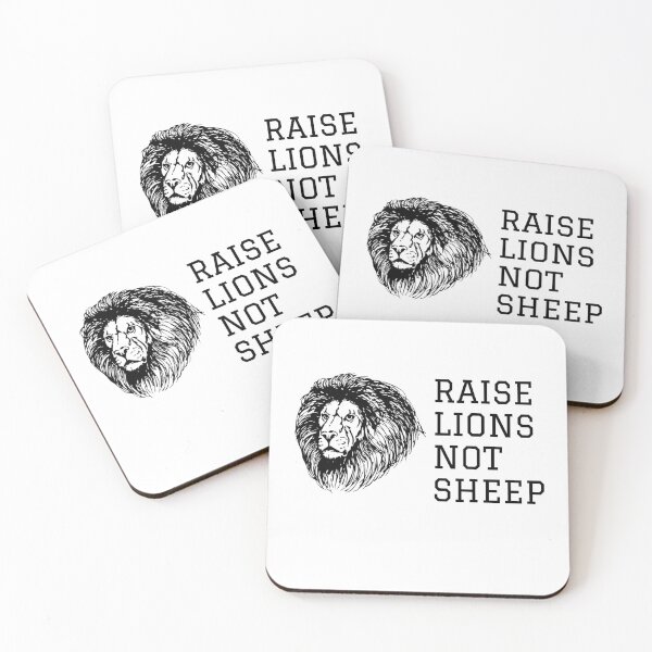 Item preview, Raise Lions Not Sheep T-shirts and Apparel Design designed and sold by MucciStore.