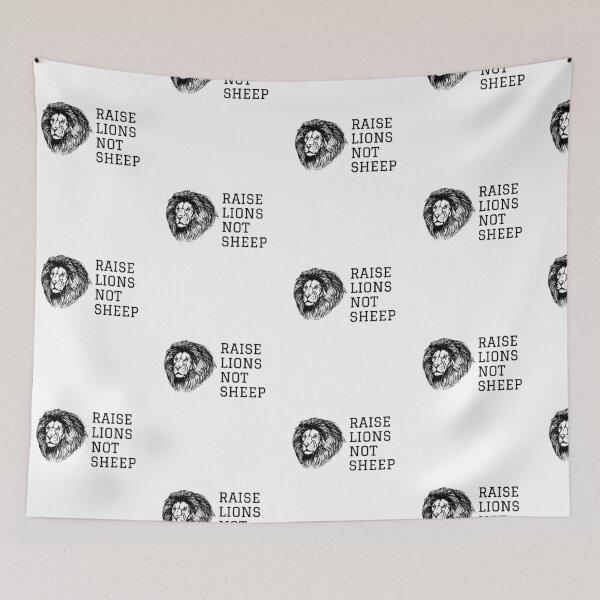 Item preview, Raise Lions Not Sheep T-shirts and Apparel Design designed and sold by MucciStore.