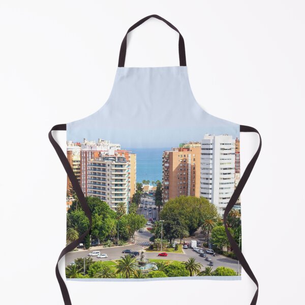 Item preview, View at the Malaga city center down from the hill in Malaga, Andalusia, Spain.  designed and sold by Rrrainbow.