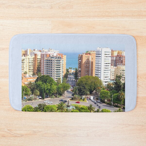 Item preview, View at the Malaga city center down from the hill in Malaga, Andalusia, Spain.  designed and sold by Rrrainbow.