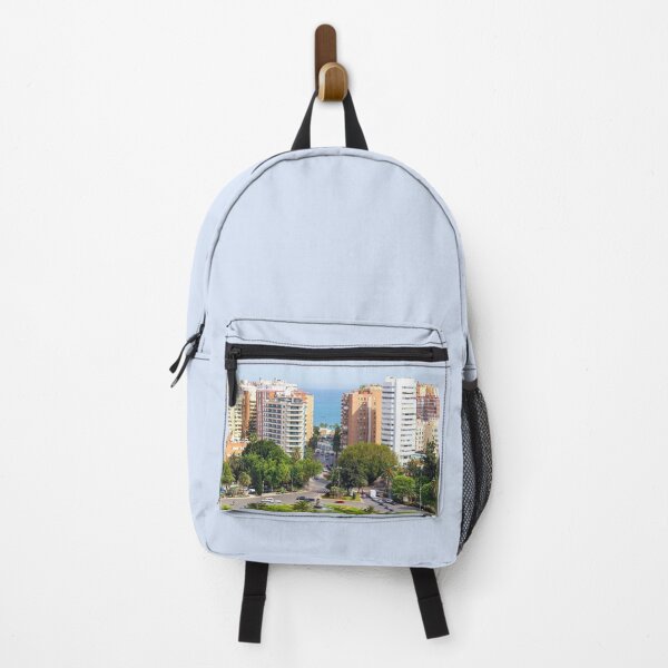 Item preview, View at the Malaga city center down from the hill in Malaga, Andalusia, Spain.  designed and sold by Rrrainbow.