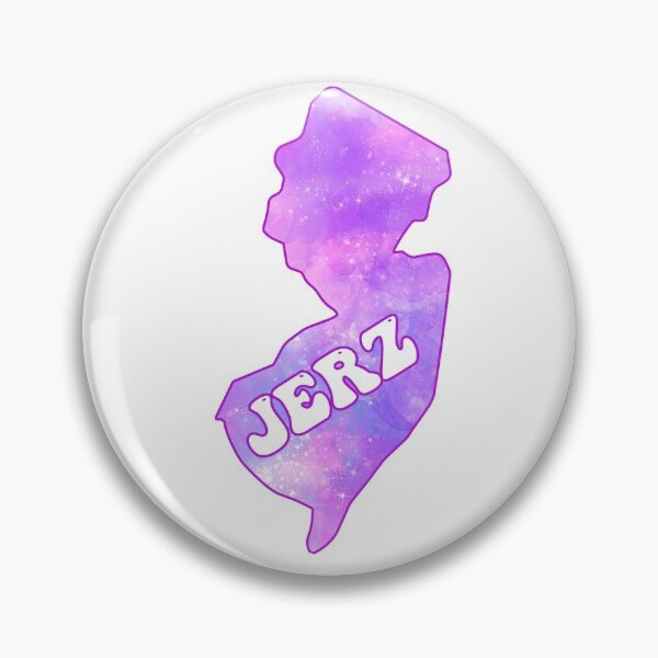 Item preview, New Jerz New Jersey NJ State | JERZ Groovy Pink Galaxy designed and sold by Rabbitti.