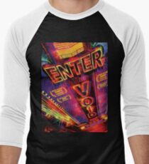 Camiseta ¾ bicolor para hombre Entrar en el vacío