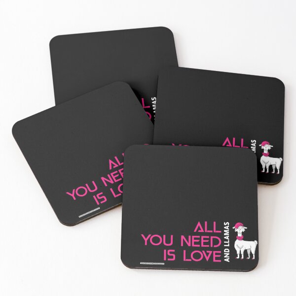 Artikelvorschau, All You Need Is Love and Llamas entworfen und verkauft von ProMySign.