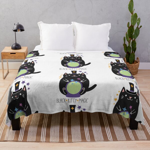 Item preview, Black Kitty Magic designed and sold by DesignLabMedia.