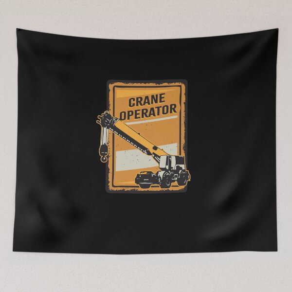 Item preview, Vintage crane operator designed and sold by ElBeDesigns.