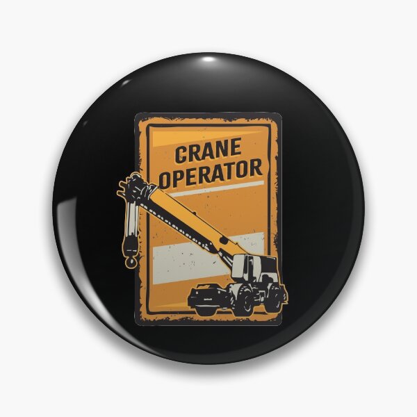 Item preview, Vintage crane operator designed and sold by ElBeDesigns.