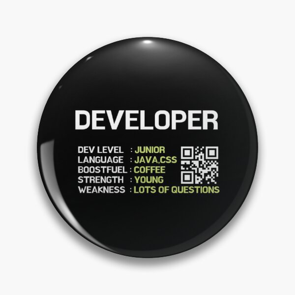 Item preview, JUNIOR DEVELOPER Profile designed and sold by RedFlamenco.