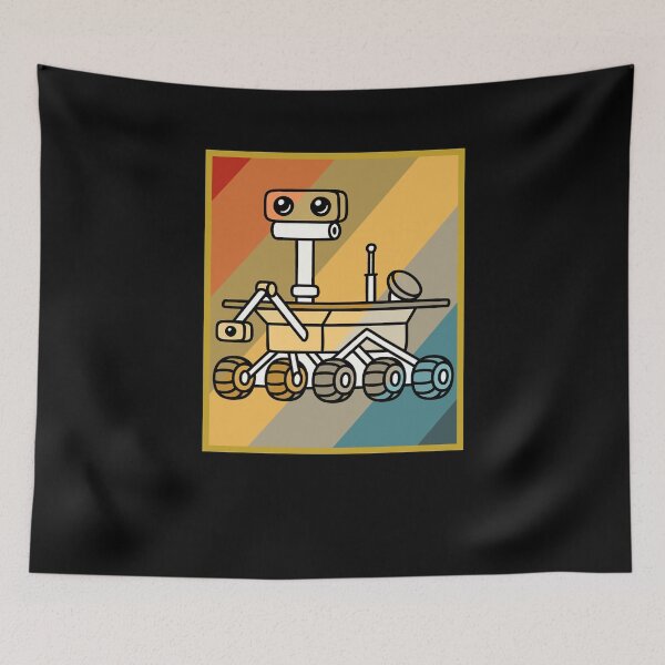 Item preview, Nasa Robot Mars Perseverance Rover Retro Portrait Red Planet designed and sold by trendo.