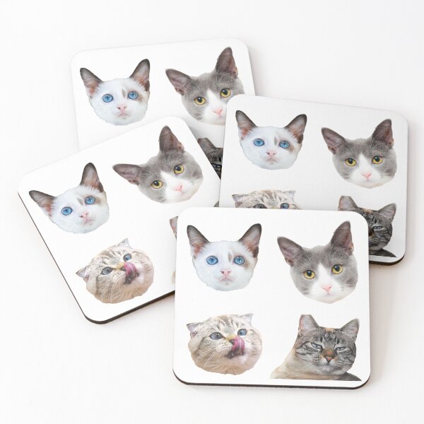 Item preview, Beautiful pack of cute faces of cats designed and sold by Arun Fernando.