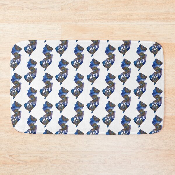 Item preview, New Jerz New Jersey NJ State | JERZ Blue Mandala designed and sold by Rabbitti.