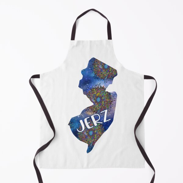 Item preview, New Jerz New Jersey NJ State | JERZ Blue Mandala designed and sold by Rabbitti.