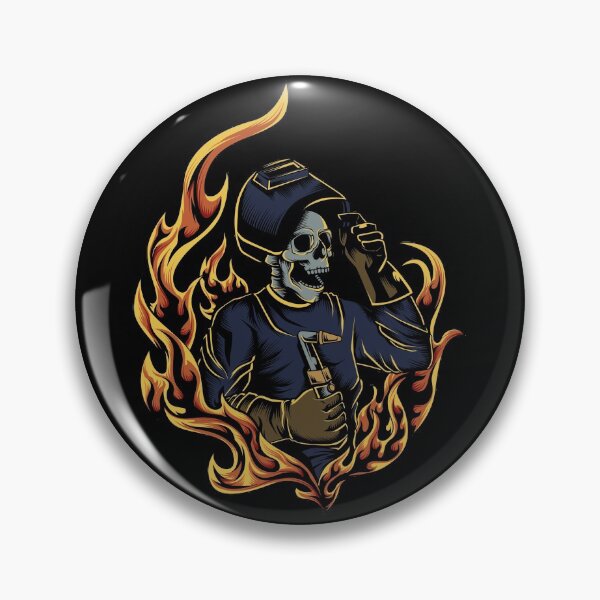 Item preview, Welder Skull Fire designed and sold by damnoverload.