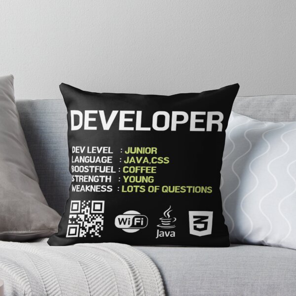 Item preview, JUNIOR DEVELOPER SKILL designed and sold by RedFlamenco.