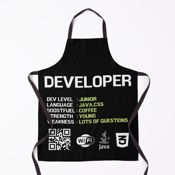 Item preview, JUNIOR DEVELOPER SKILL designed and sold by RedFlamenco.