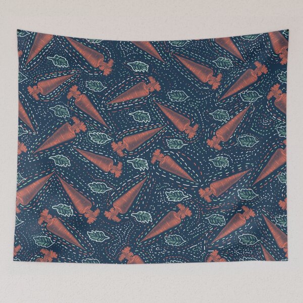 Item preview, Carrot Pattern for vegetable Lovers designed and sold by Alfonsina Sterling.