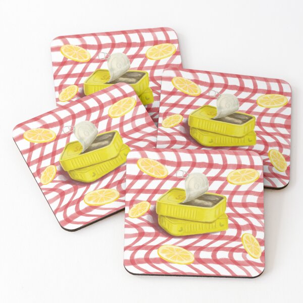 Item preview, Funky Gingham Sardines designed and sold by IzaIllustrates.