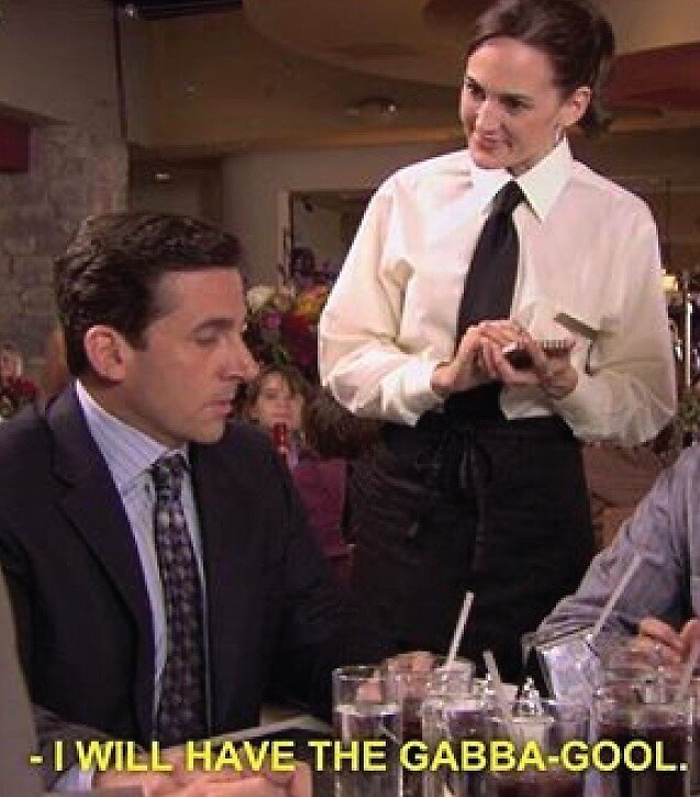 Image result for michael scott gabagool