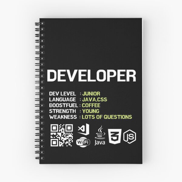 Item preview, JUNIOR DEVELOPER INFO designed and sold by RedFlamenco.